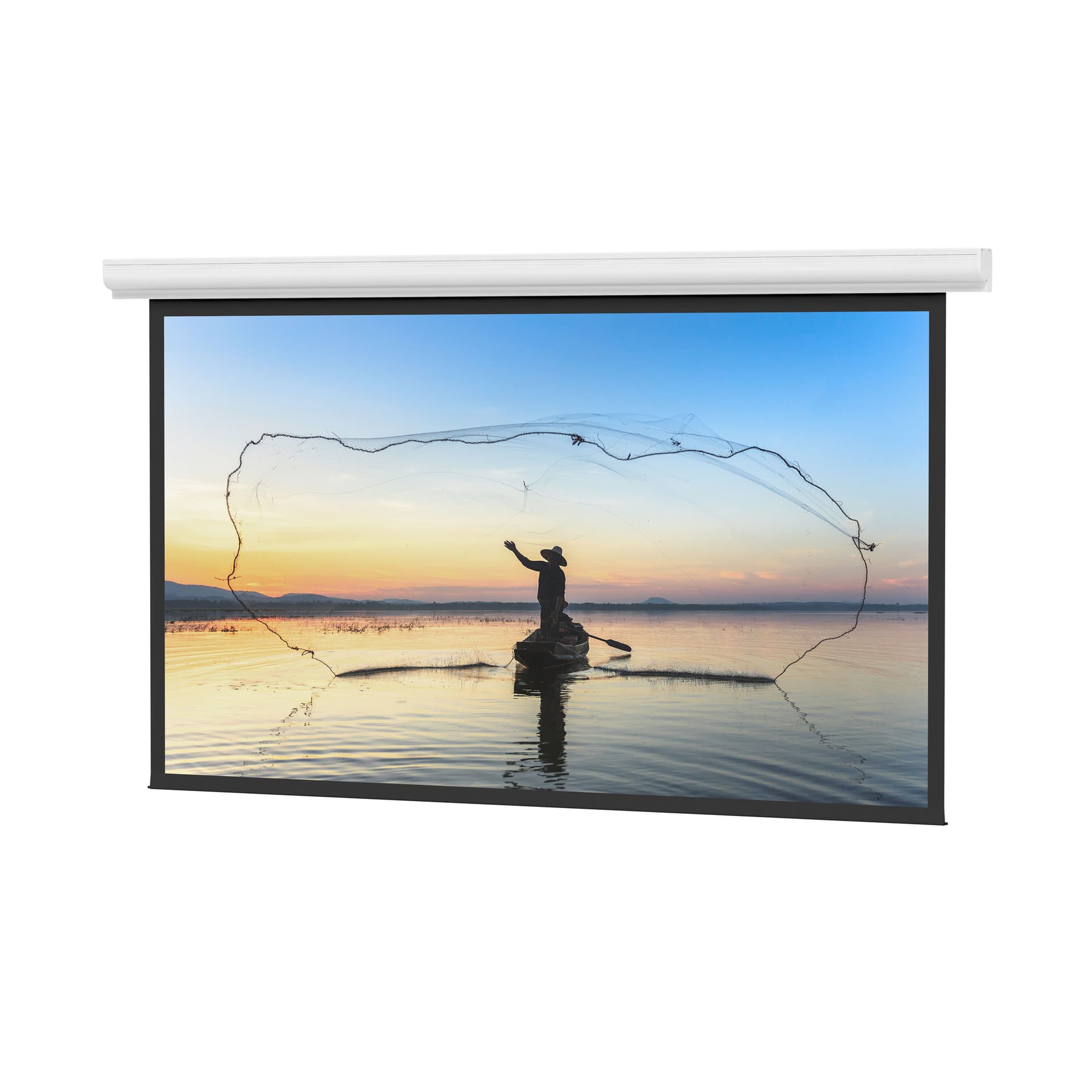 Da-Lite Designer Contour Electrol Matte White 110