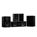Fluance ELITE-HIGH-DEFINITION-COMPACT-SURROUND-SOUND-HOME-THEATER-5.0-CHANNEL-SPEAKER-SYSTEM