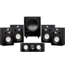 Fluance REFERENCE-COMPACT-SURROUND-SOUND-HOME-THEATER-5.1-CHANNEL-SPEAKER-SYSTEM-WITH-DB10-SUBWOOFER