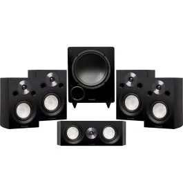 Fluance REFERENCE-COMPACT-SURROUND-SOUND-HOME-THEATER-5.1-CHANNEL-SPEAKER-SYSTEM-WITH-DB10-SUBWOOFER