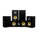 Fluance SIGNATURE-HIFI-COMPACT-SURROUND-SOUND-HOME-THEATER-5.0-CHANNEL-SPEAKER-SYSTEM