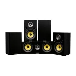 Fluance SIGNATURE-HIFI-COMPACT-SURROUND-SOUND-HOME-THEATER-5.0-CHANNEL-SPEAKER-SYSTEM
