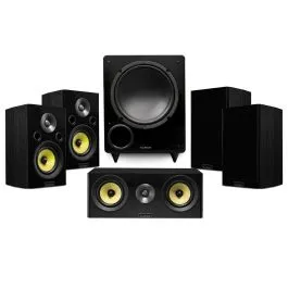 Fluance SIGNATURE-HIFI-COMPACT-SURROUND-SOUND-HOME-THEATER-5.1-CHANNEL-SPEAKER-SYSTEM