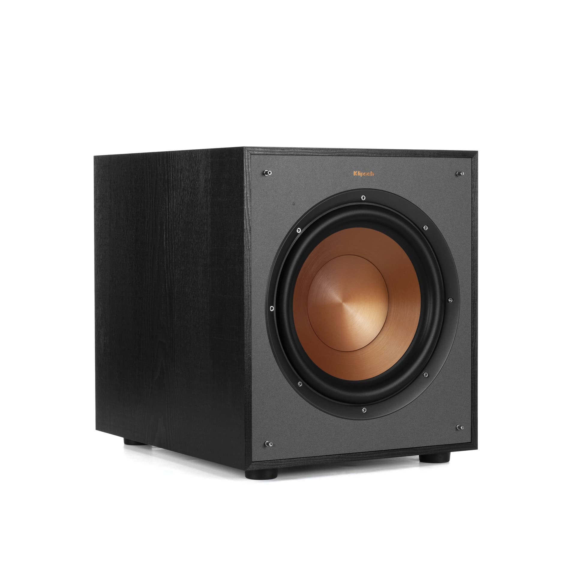 Klipsch R-100SW-BLACK-TEXTURED-WOOD-GRAIN-VINYL