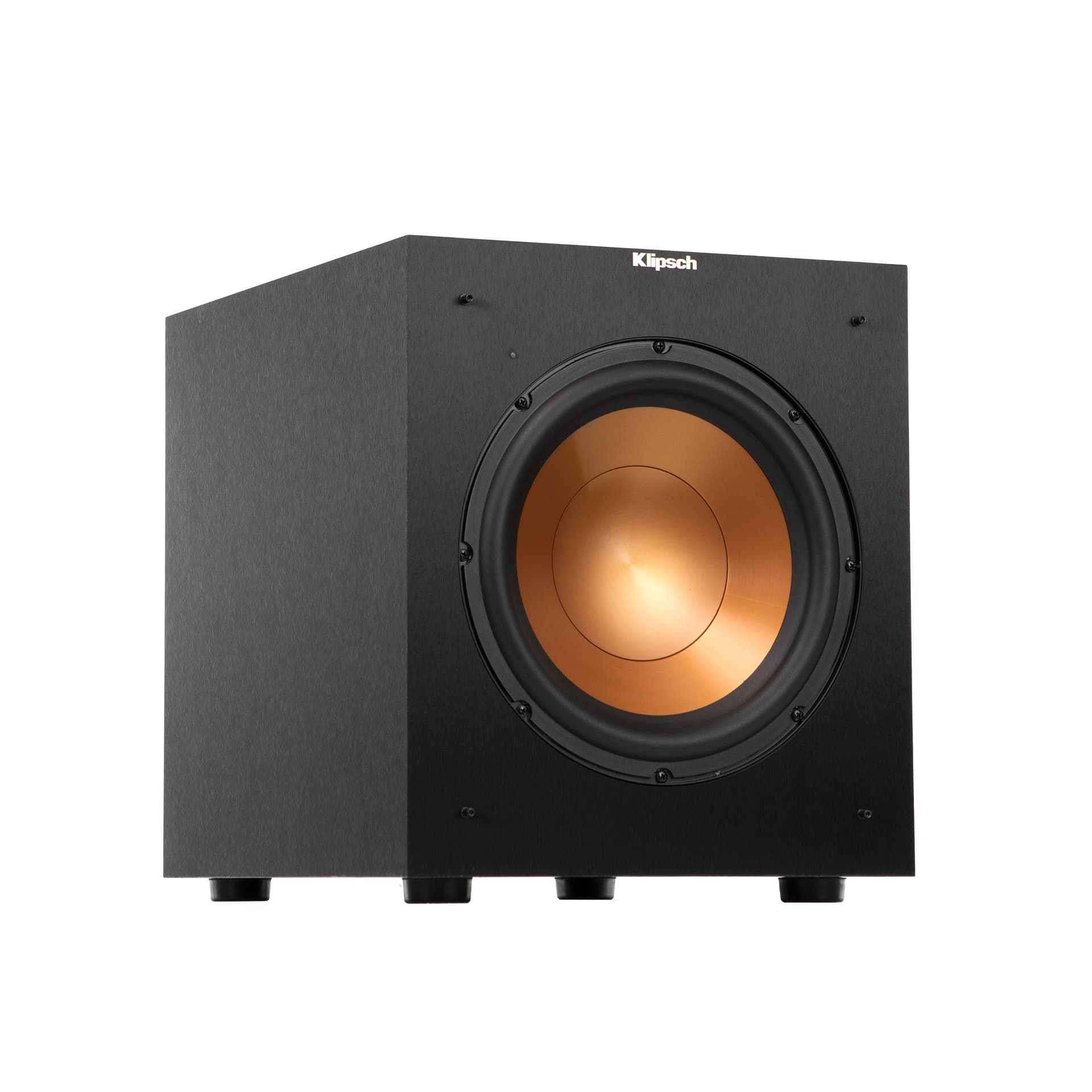 Klipsch R-10SW-BRUSHED-BLACK-POLYMER-VENEER