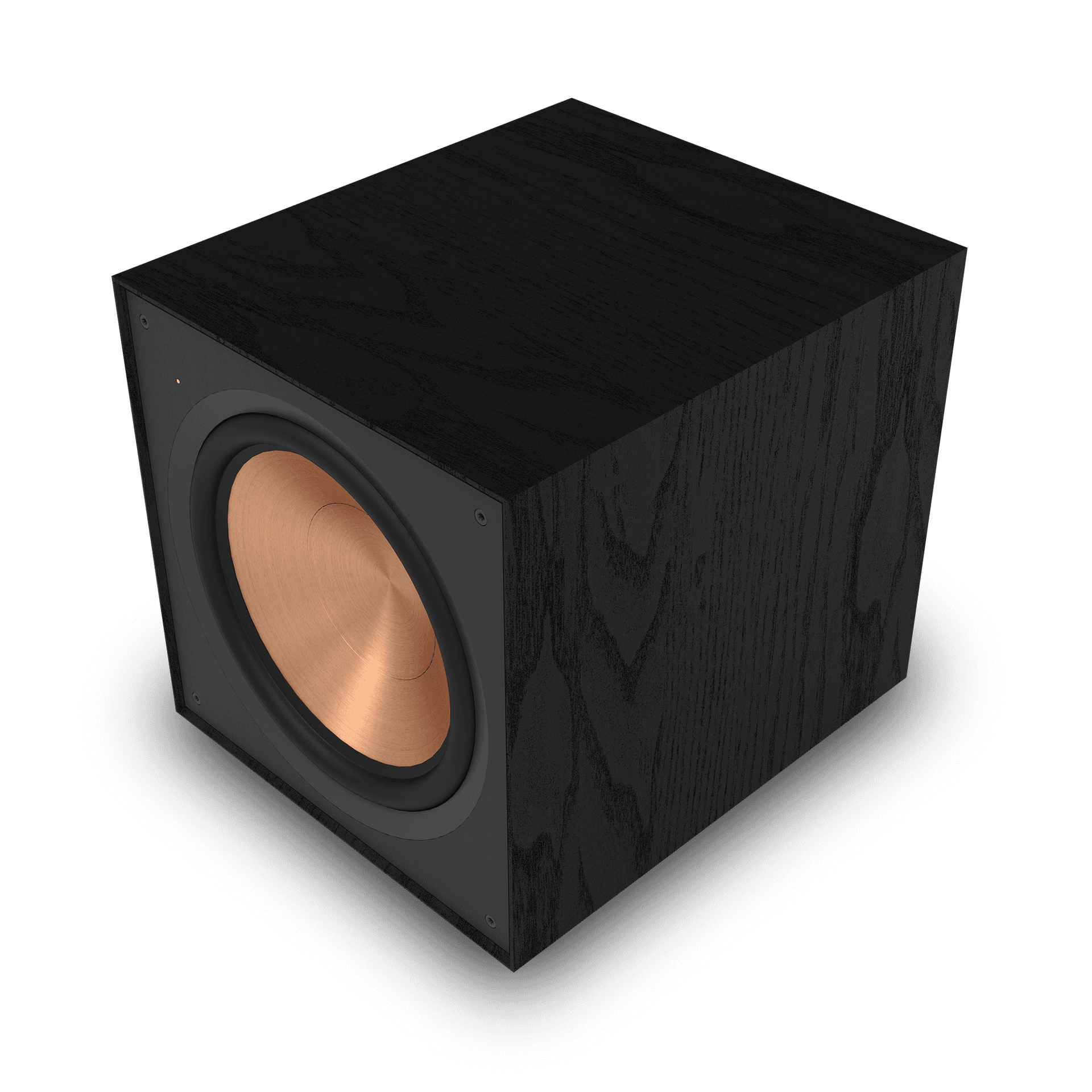 Klipsch R-121SW-BLACK-TEXTURED-WOOD-GRAIN-VINYL